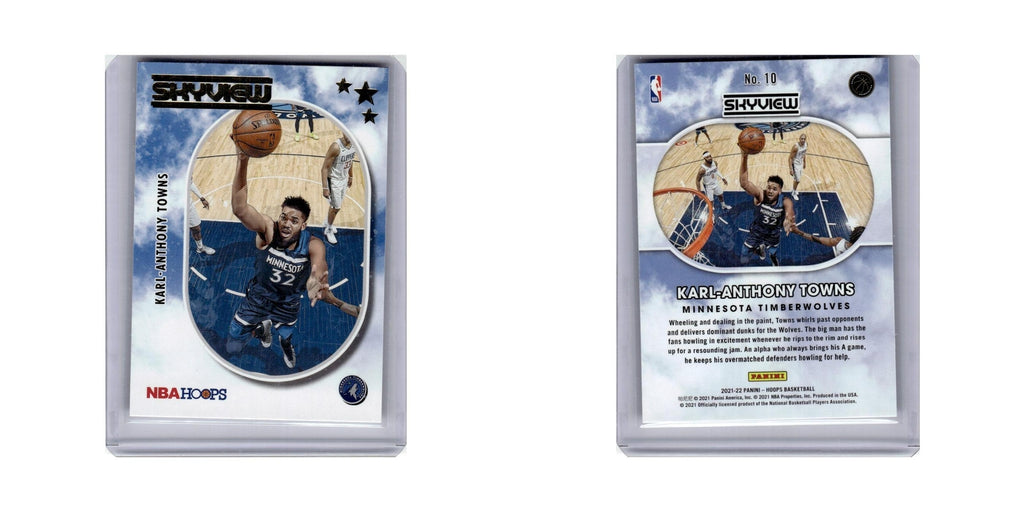 Karl-Anthony Towns 2021 Hoops Skyview #10 Minnesota Timberwolves NM