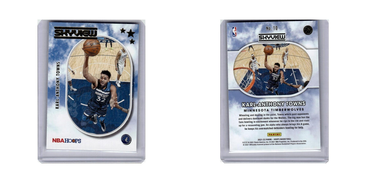 Karl-Anthony Towns 2021 Hoops Skyview #10 Minnesota Timberwolves NM