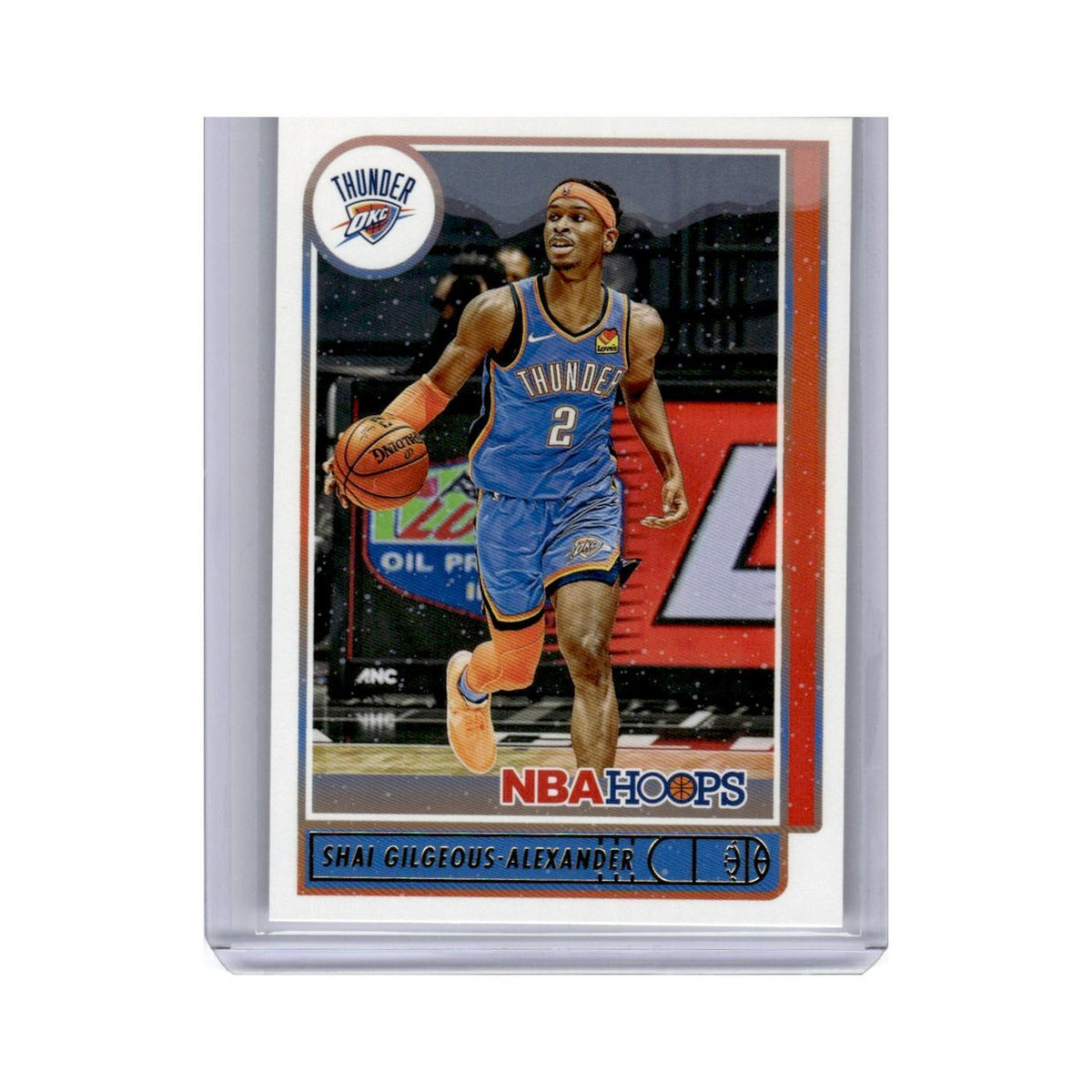 Shai Gilgeous-Alexander 2021 Hoops #3 Oklahoma City Thunder Basketball Card NM