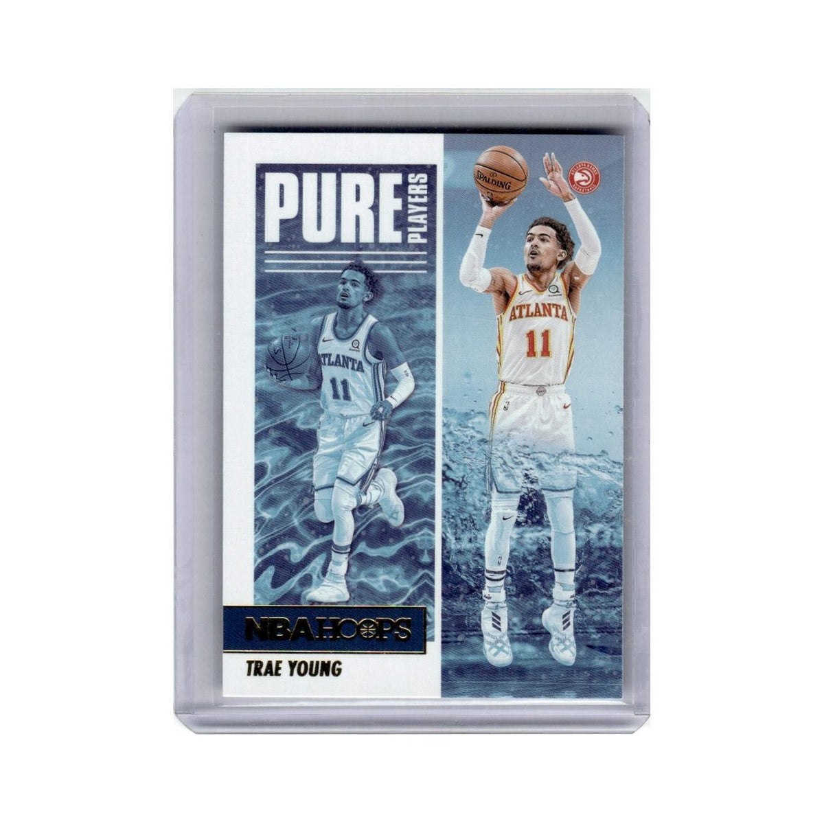 Trae Young 2021 Hoops Pure Players #6 Atlanta Hawks Basketball Card NM