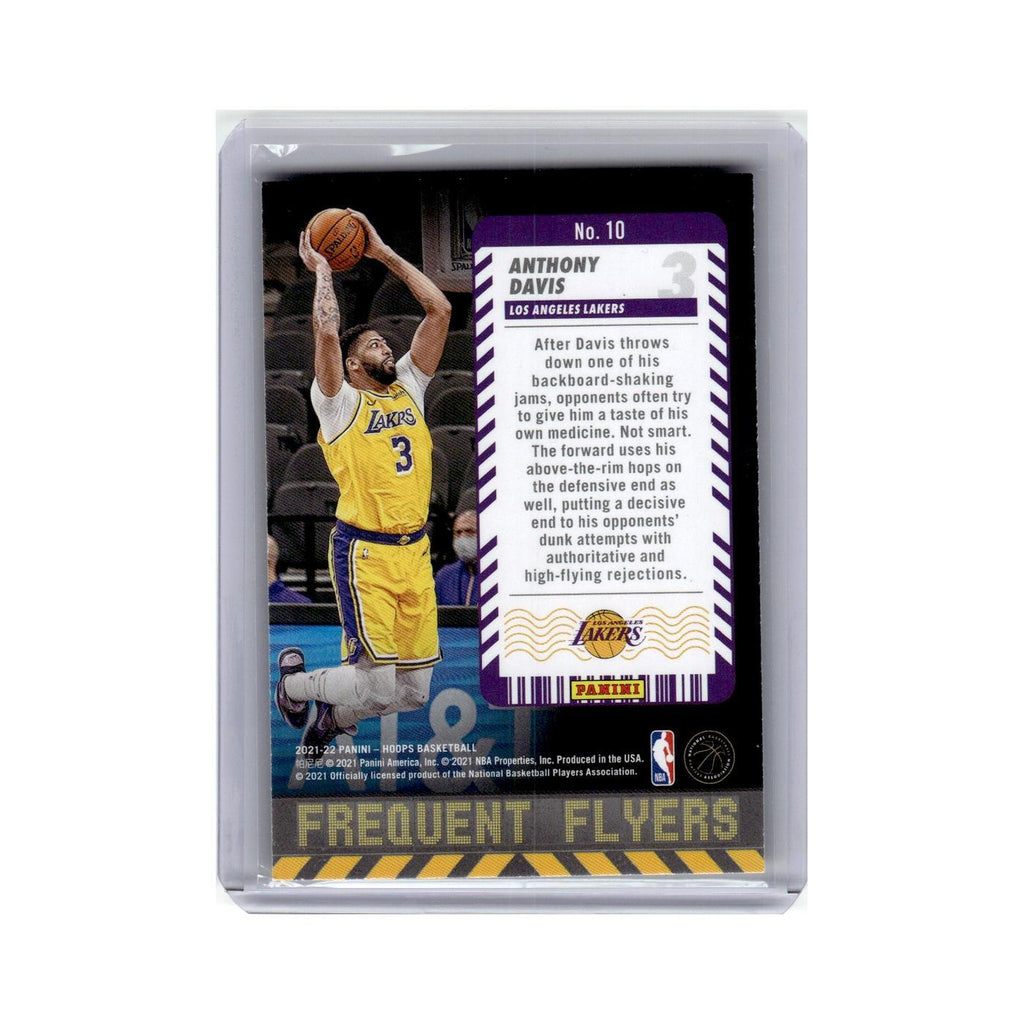 Anthony Davis 2021 Hoops Frequent Flyers #10 Los Angeles Lakers NM