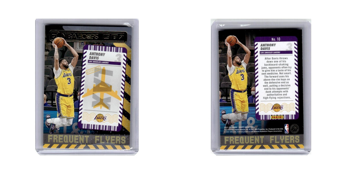 Anthony Davis 2021 Hoops Frequent Flyers #10 Los Angeles Lakers NM