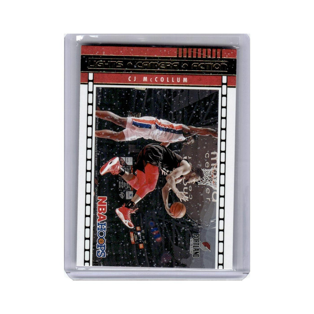 CJ McCollum 2021 Hoops Lights Camera Action #23 Portland Trail Blazers NM