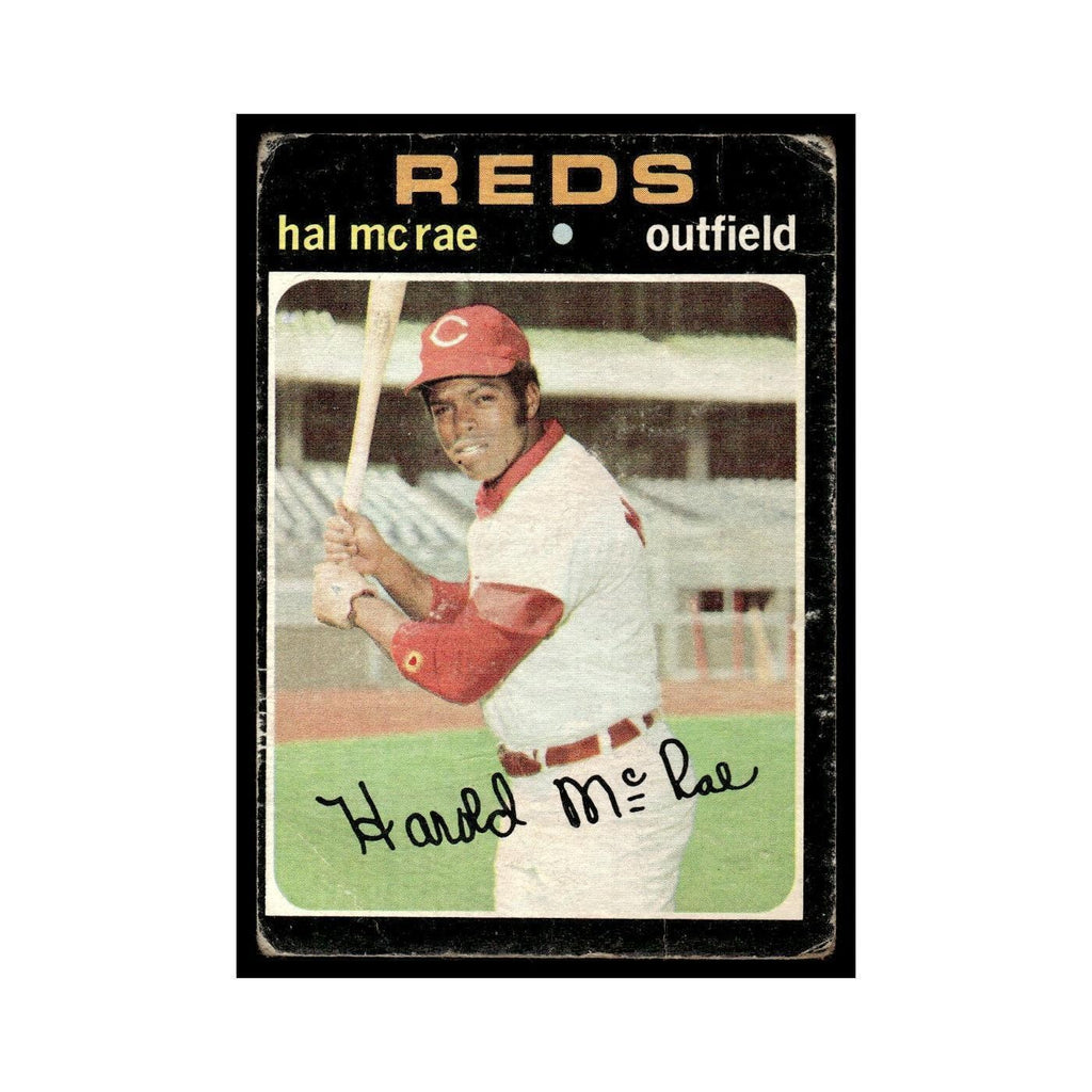 1971 Topps (Damaged) Hal McRae Reds #177