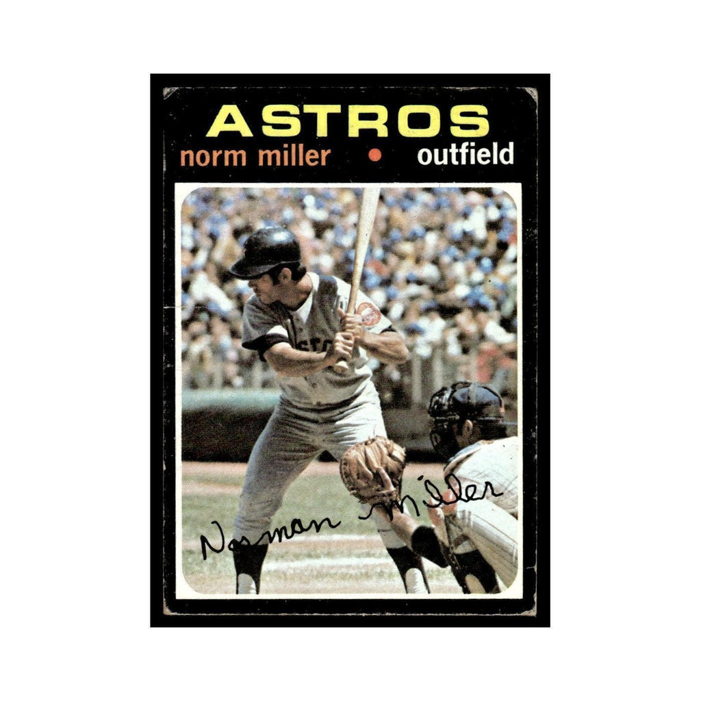 1971 Topps (Damaged) Norm Miller Astros #18