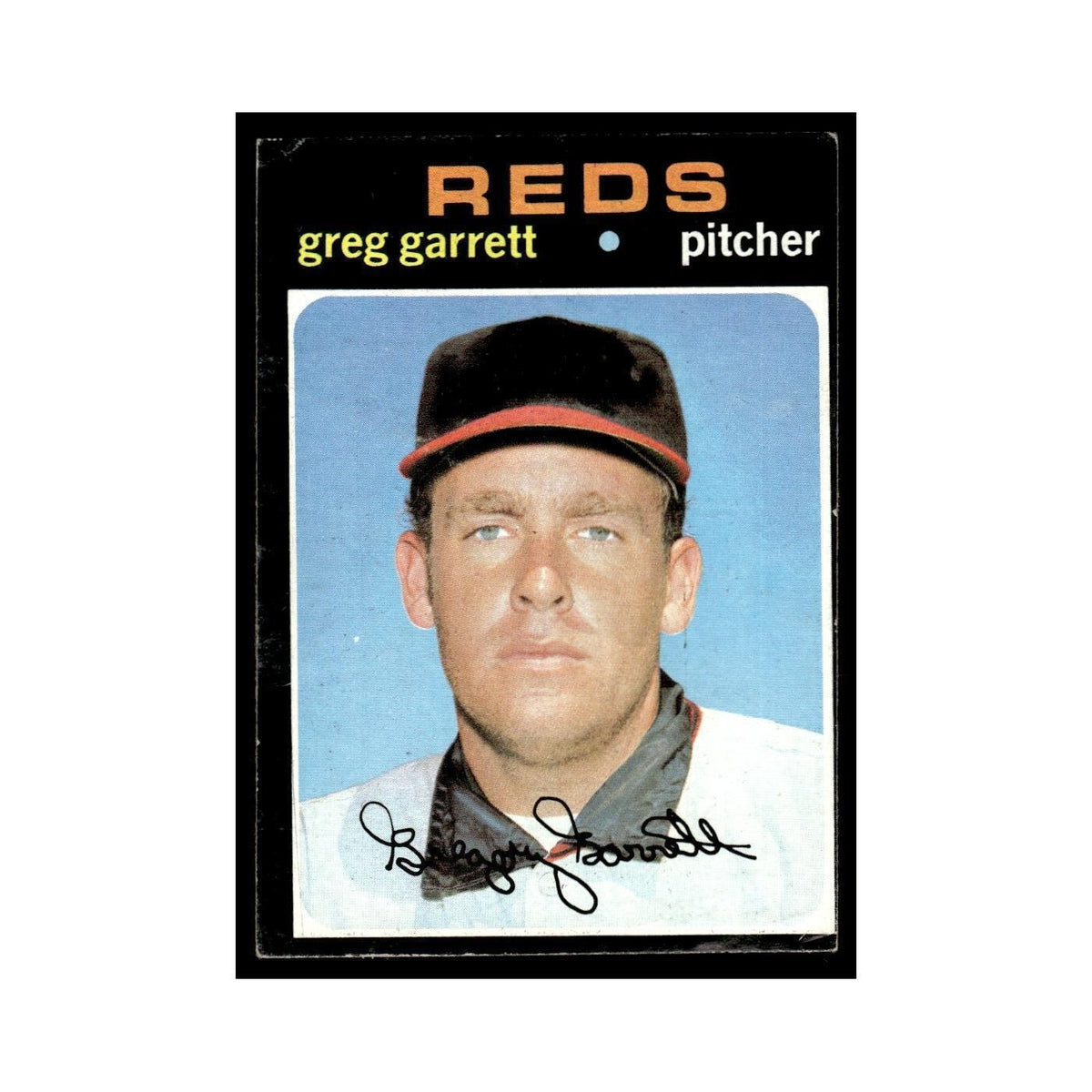 1971 Topps (Damaged) Greg Garrett Reds #377