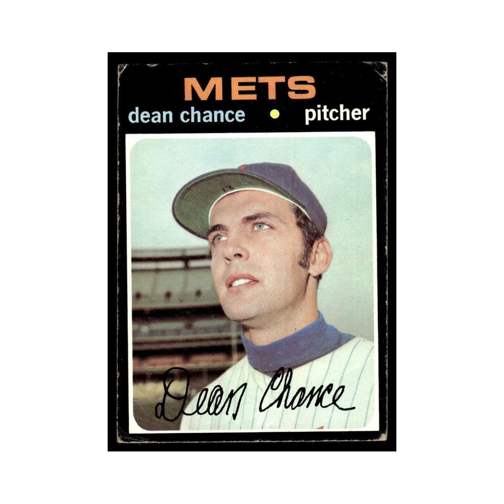 1971 Topps (Damaged) Dean Chance Mets #36