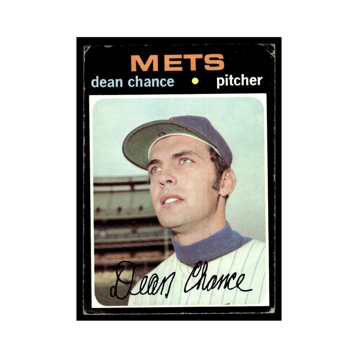 1971 Topps (Damaged) Dean Chance Mets #36