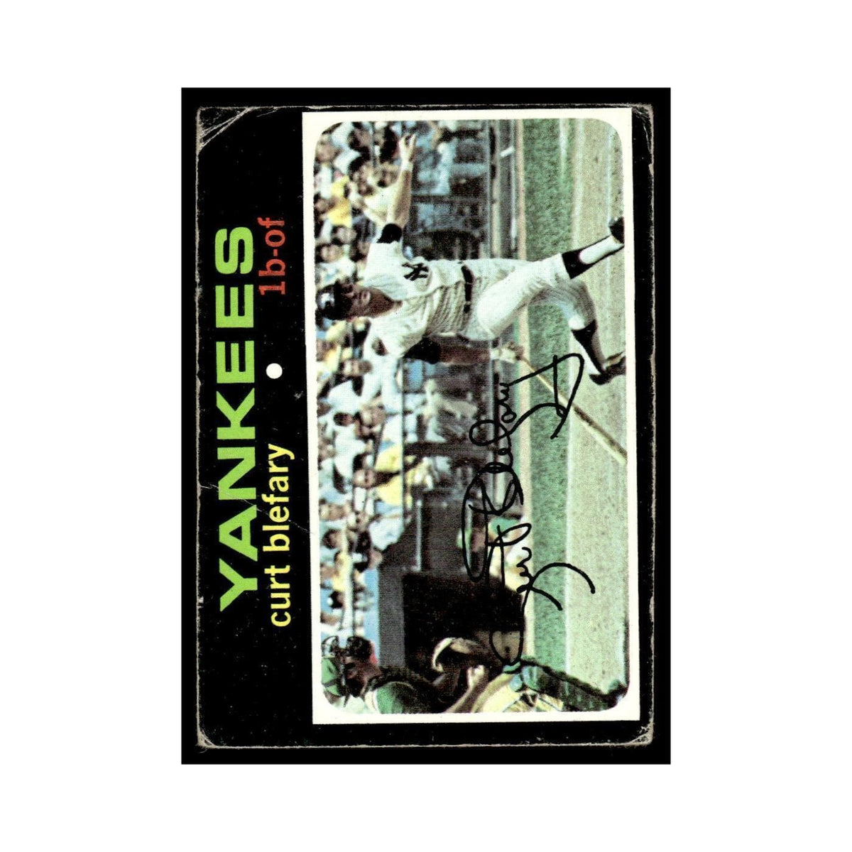 1971 Topps (Damaged) Curt Blefary Yankees #131