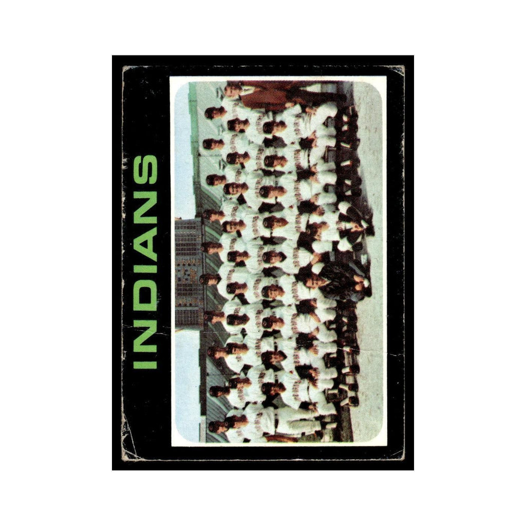 1971 Topps (Damaged) Cleveland Indians #584