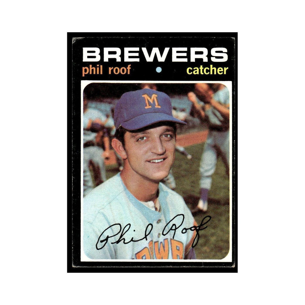 1971 Topps (Damaged) Phil Roof Brewers #22