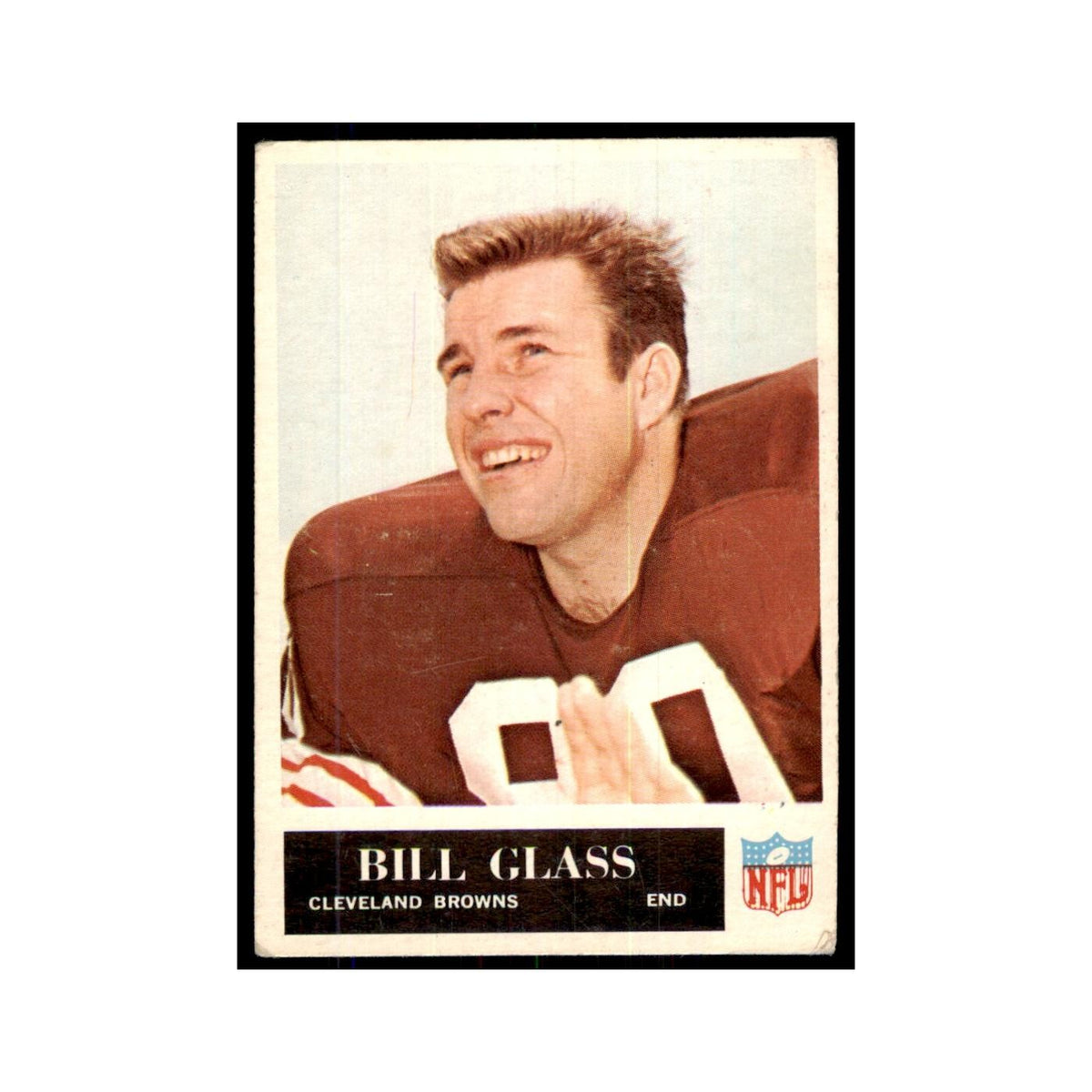 1965 Philadelphia Bill Glass Football Cards #33