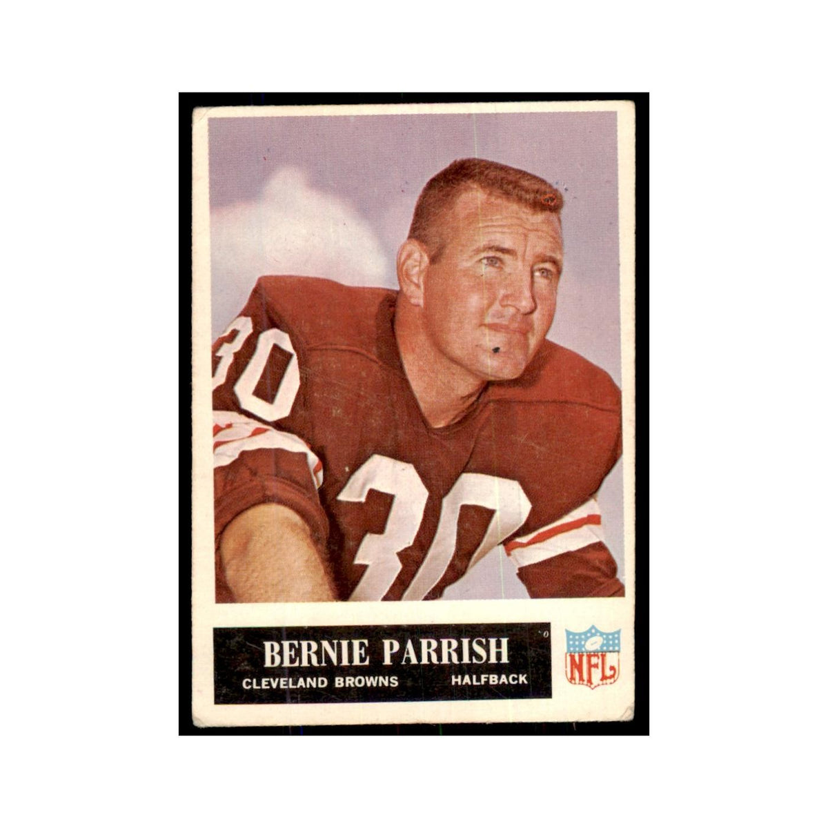1965 Philadelphia Bernie Parrish Football Cards #37