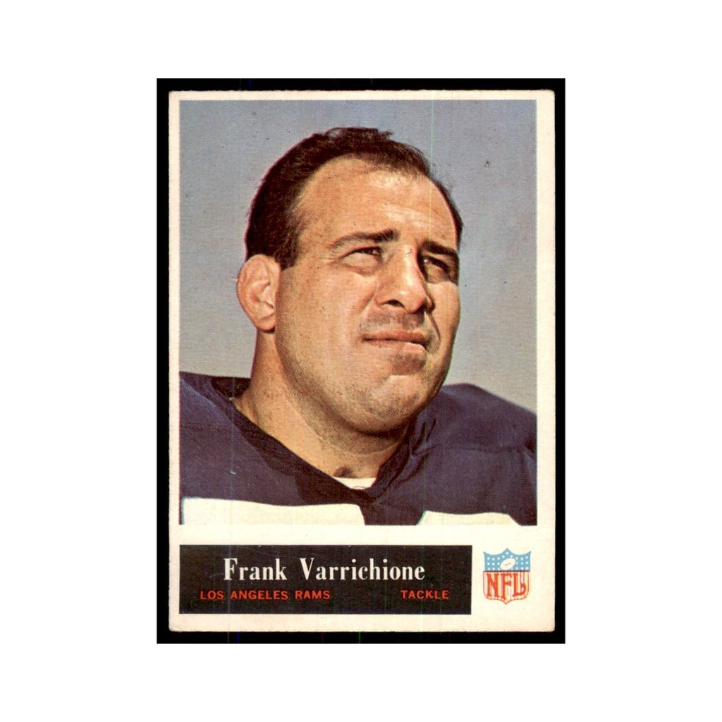 1965 Philadelphia Frank Varrichione Football Cards #96