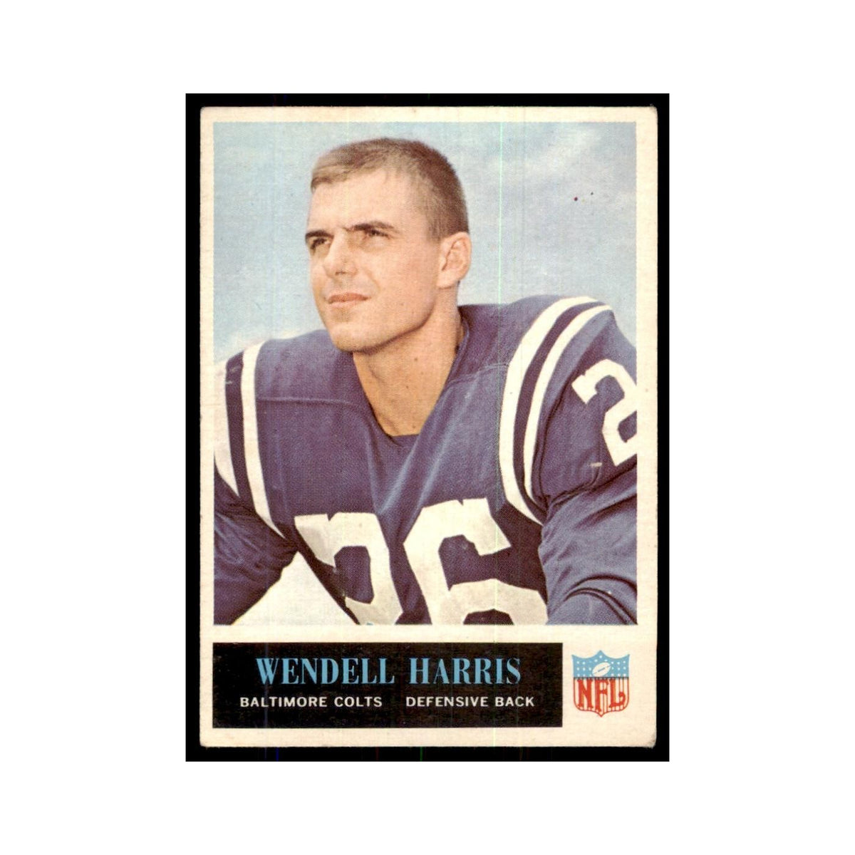 1965 Philadelphia Wenell Harris Football Cards #4