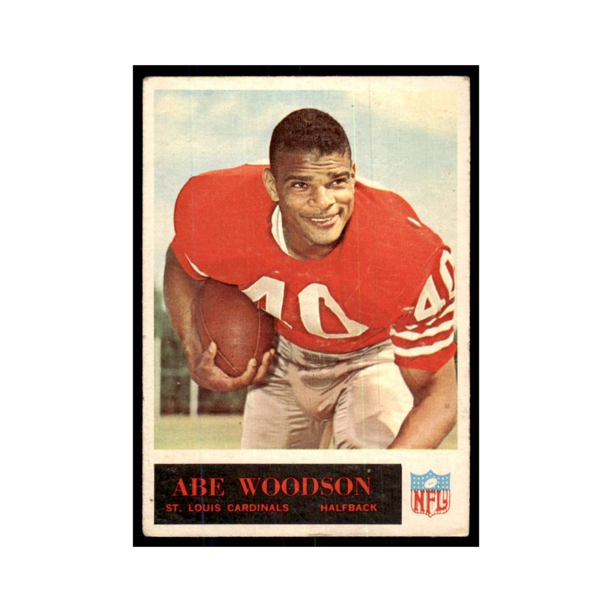 1965 Philadelphia Abe Woodson Football Cards #167