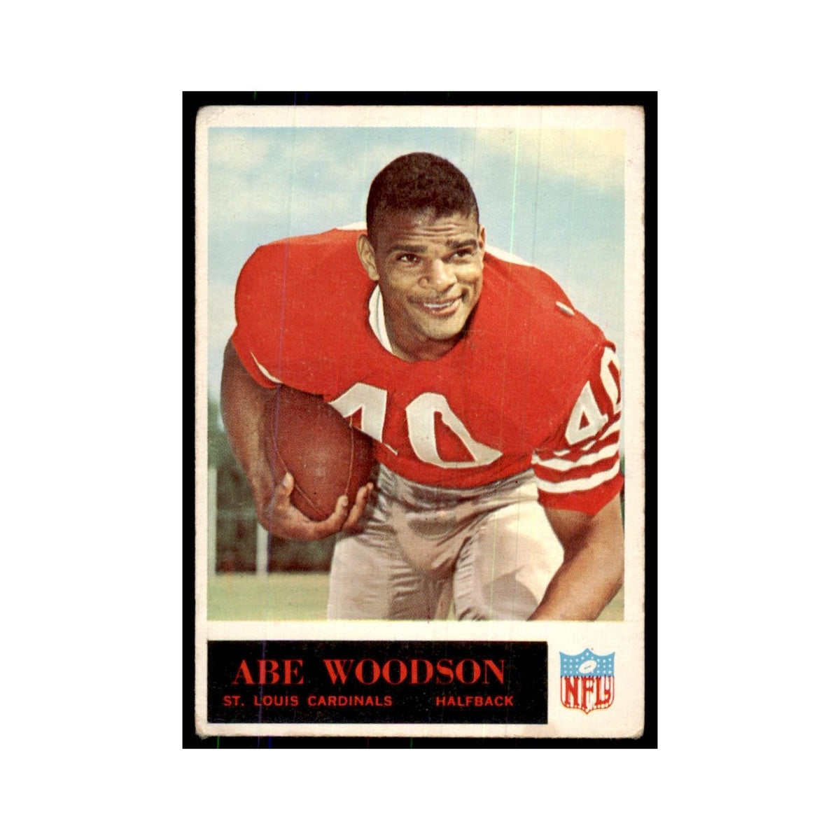 1965 Philadelphia Abe Woodson Football Cards #167