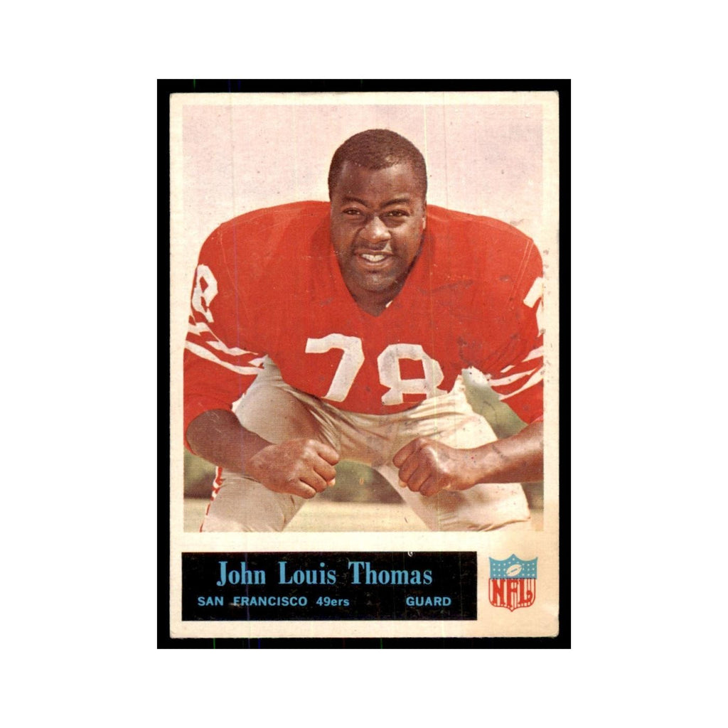 1965 Philadelphia John Thomas Football Cards #181