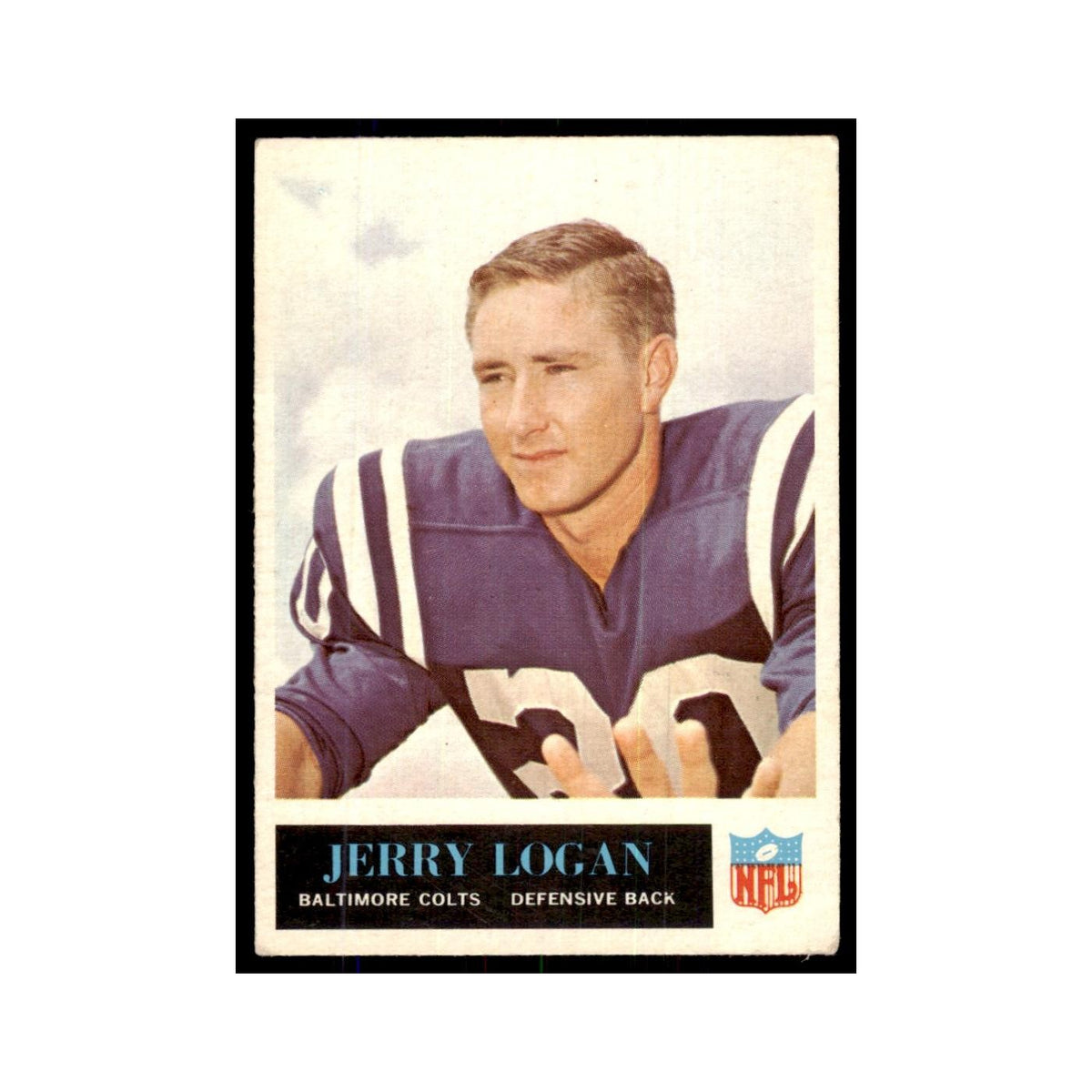 1965 Philadelphia Jerry Logan Football Cards #5