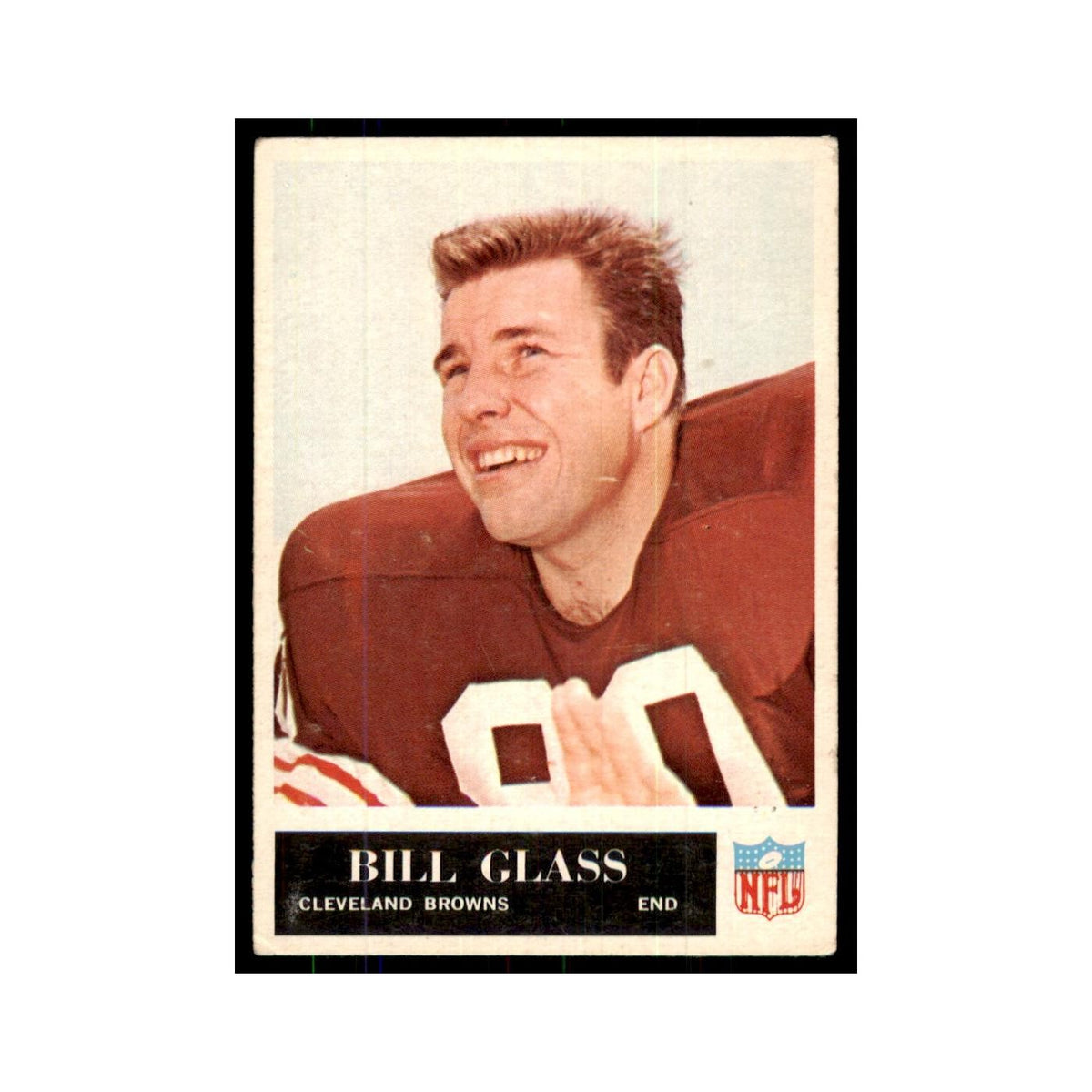 1965 Philadelphia Bill Glass Football Cards #33