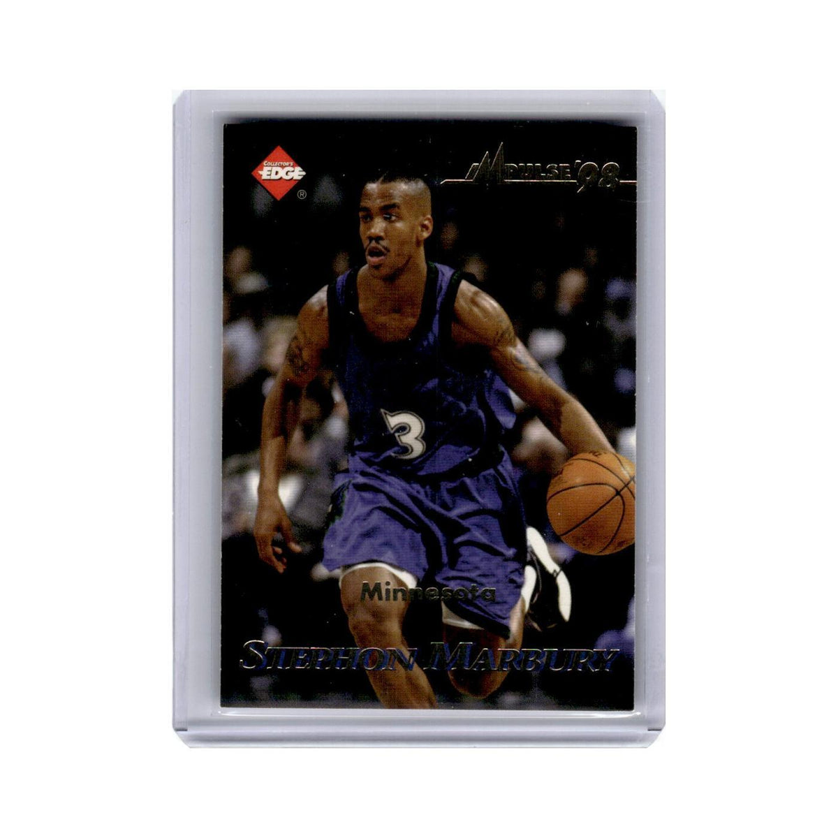 Stephon Marbury 1998 Collector's Edge Impulse #27 Minnesota Timberwolves NM