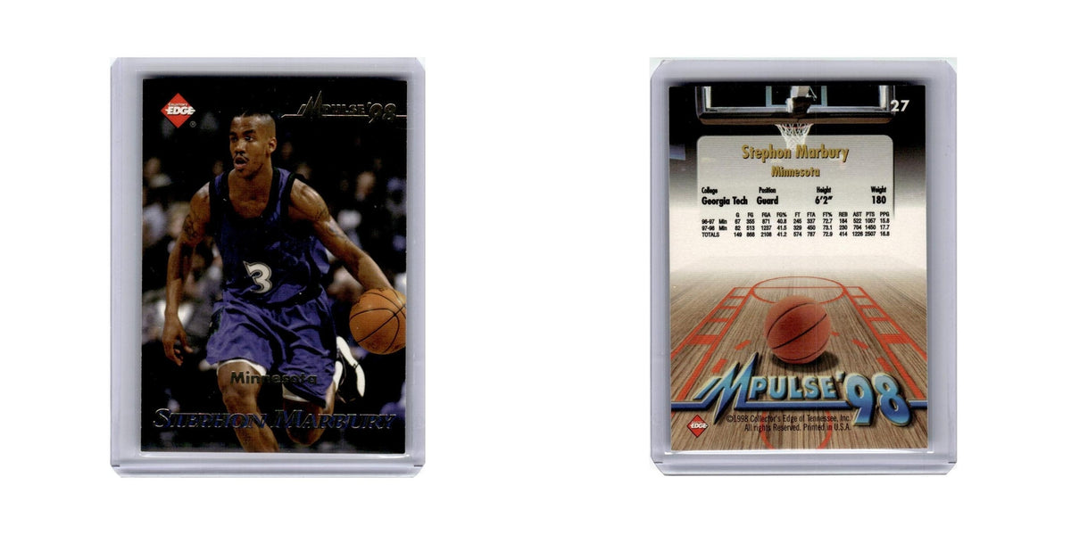 Stephon Marbury 1998 Collector's Edge Impulse #27 Minnesota Timberwolves NM