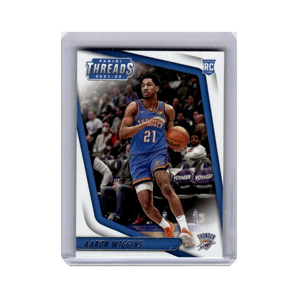 Aaron Wiggins Rookie 2021 Panini Chronicles Threads #100 Thunder NM