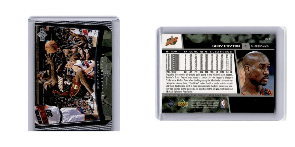Gary Payton 1998 Upper Deck #264 Seattle SuperSonics Basketball Card NM