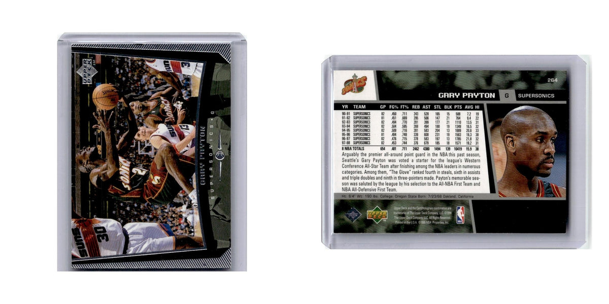 Gary Payton 1998 Upper Deck #264 Seattle SuperSonics Basketball Card NM