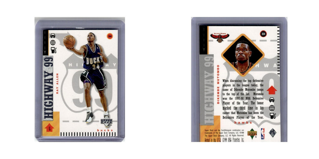 Dikembe Mutombo 1998 Upper Deck #304 Milwaukee Bucks Basketball Card NM