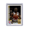 Isaiah Morris 1992 Hoops #382 Detroit Pistons Basketball Card NM