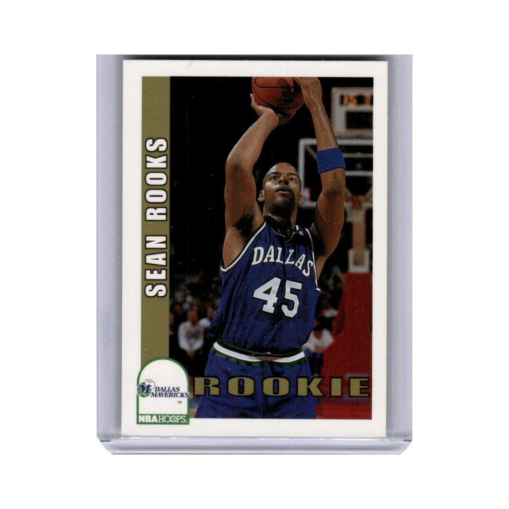 Sean Rooks 1992 Hoops #373 Dallas Mavericks Basketball Card NM