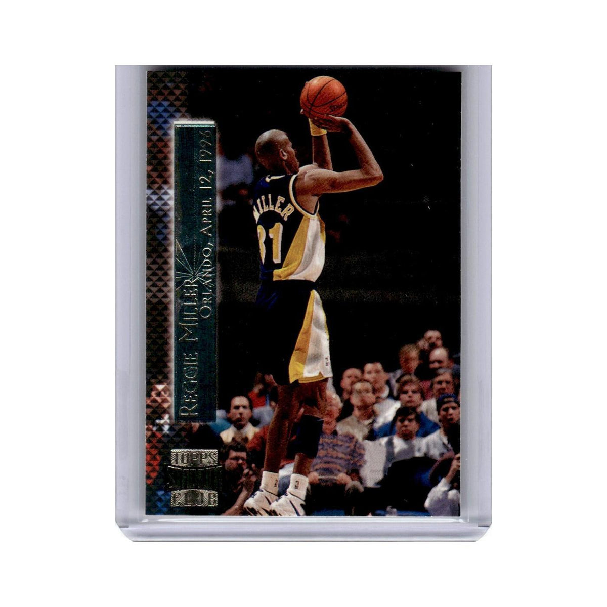 Reggie Miller 1996 Topps Stadium Club #SM7 Indiana Pacers Basketball Card NM