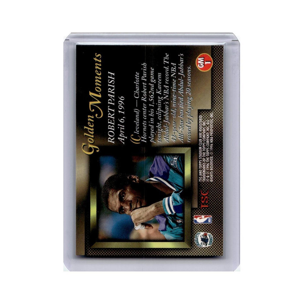 Robert Parish 1996 Stadium Club #GM1 Charlotte Hornets Basketball Card NM