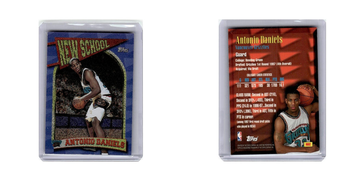 Antonio Daniels 1997 Topps New School #NS2 Vancouver Grizzlies NM
