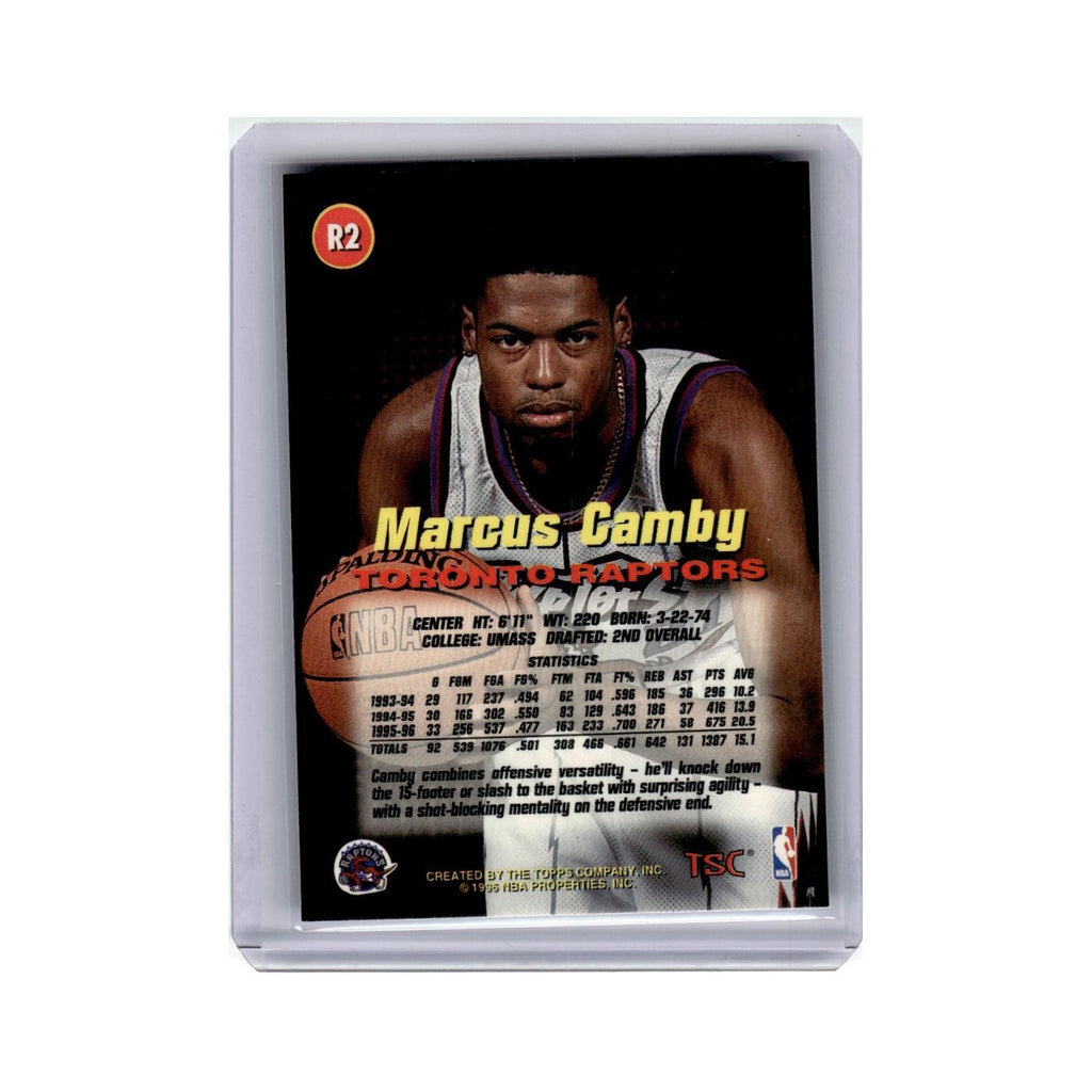 Marcus Camby 1996 Stadium Club #R2 Toronto Raptors Basketball Card NM