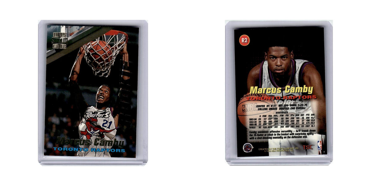 Marcus Camby 1996 Stadium Club #R2 Toronto Raptors Basketball Card NM