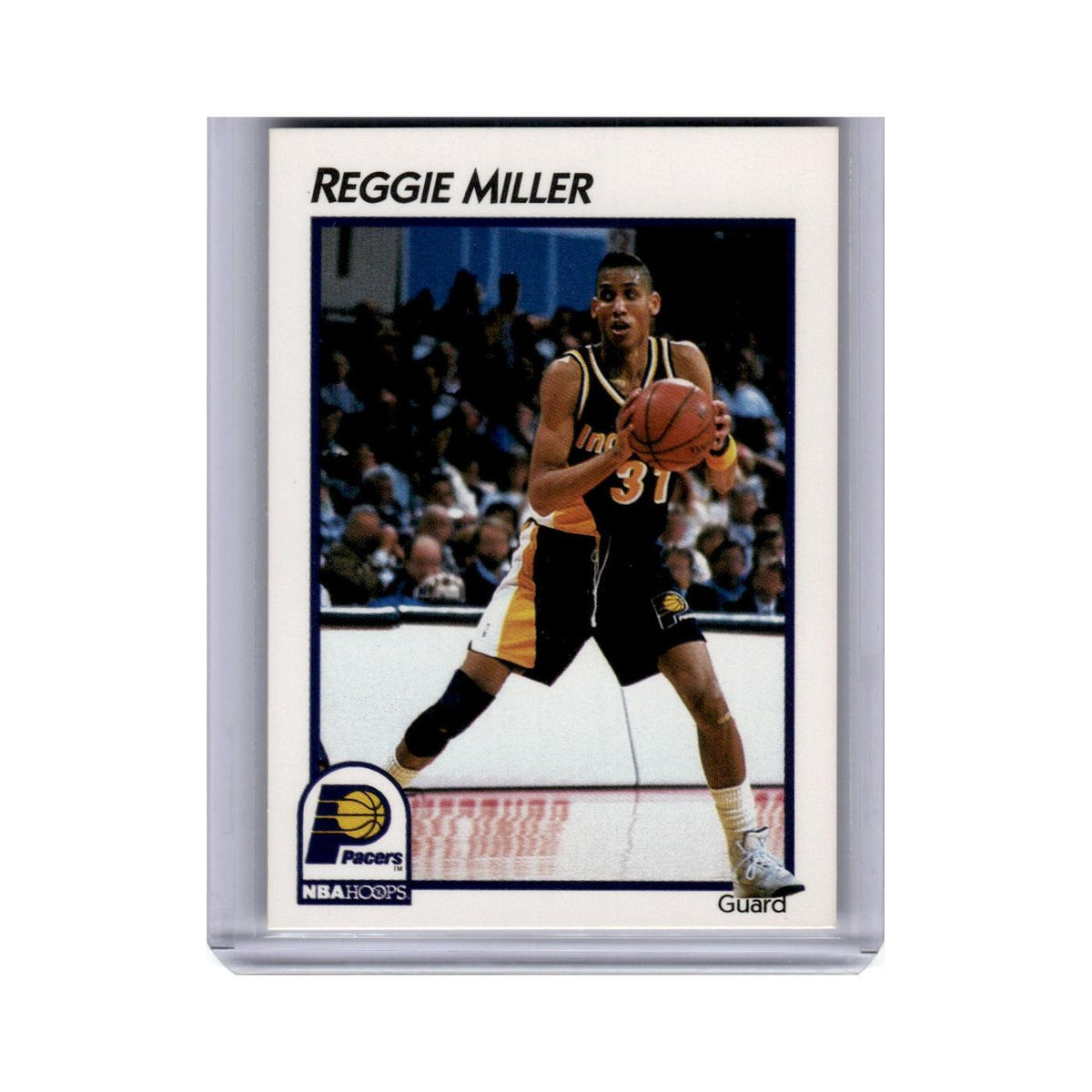 Reggie Miller 1991 Hoops #17 Indiana Pacers Basketball Card NM