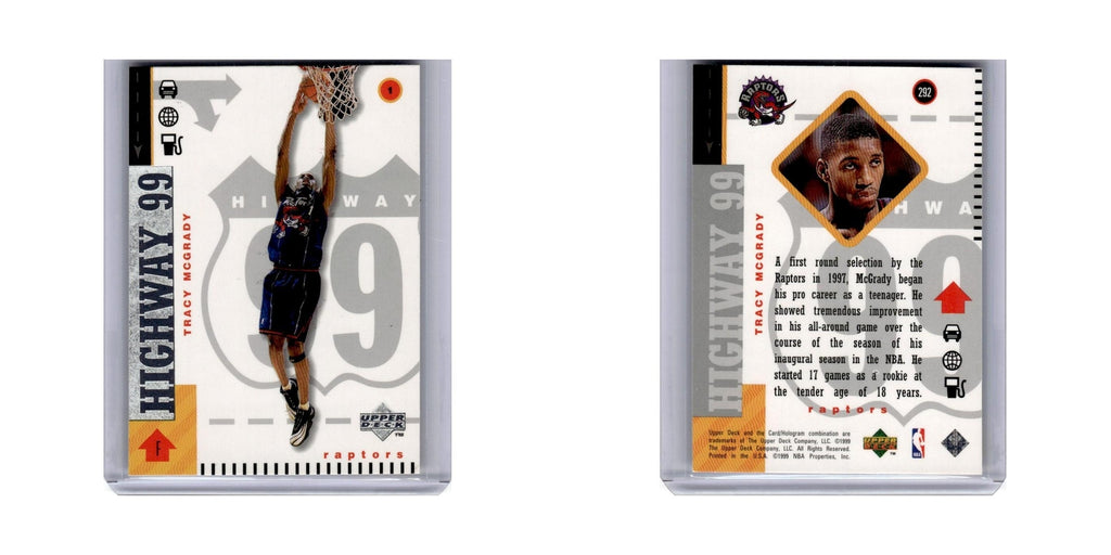 Tracy McGrady 1998 Upper Deck #292 Toronto Raptors Basketball Card NM