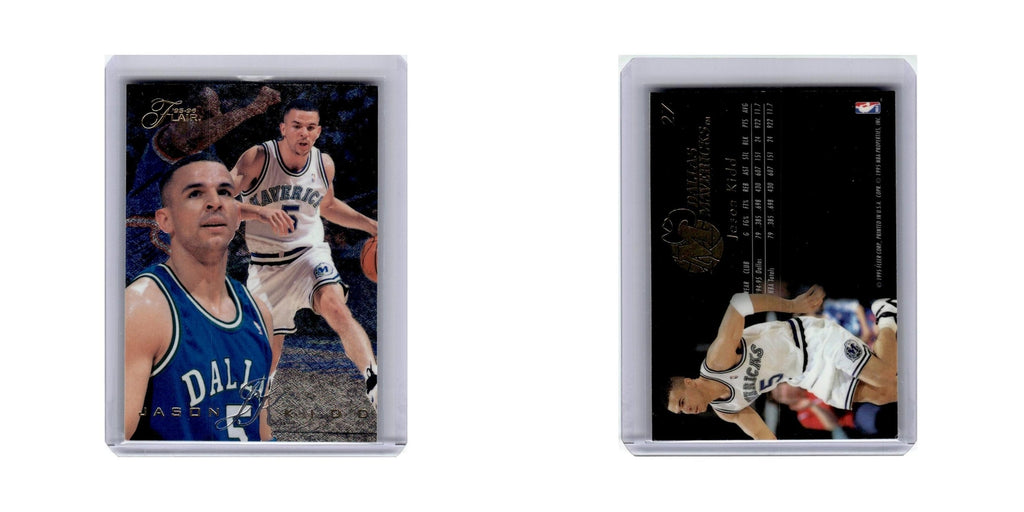 Jason Kidd 1995 Flair #27 Dallas Mavericks Basketball Card NM