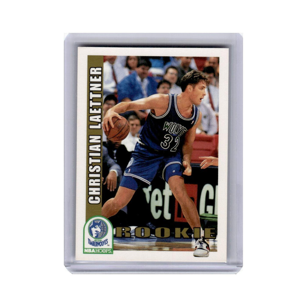 Christian Laettner 1992 Hoops #421 Minnesota Timberwolves Basketball Card NM