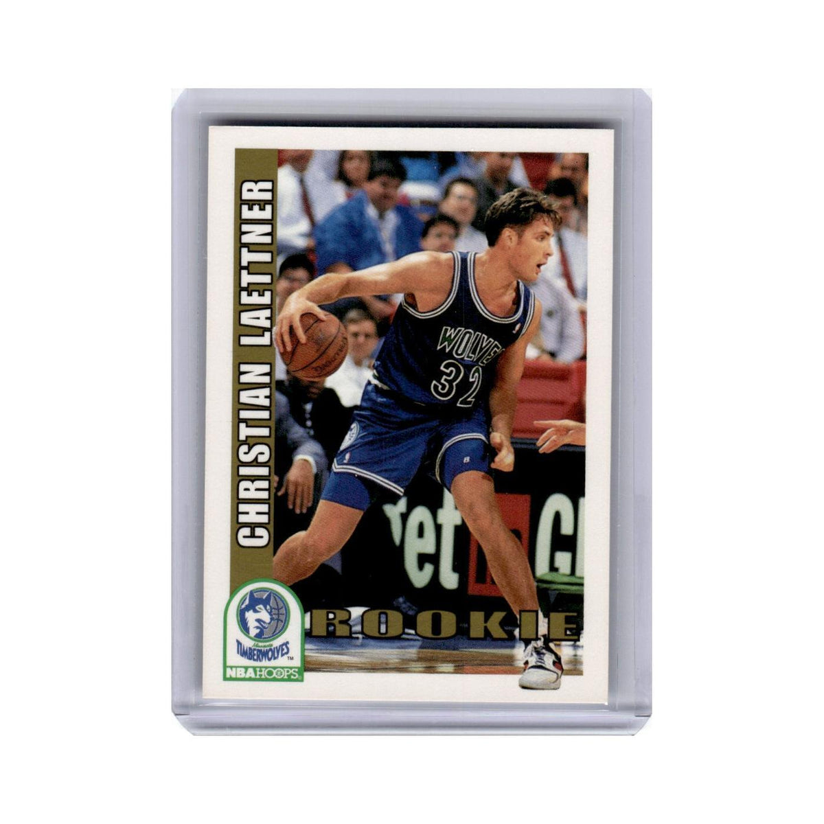 Christian Laettner 1992 Hoops #421 Minnesota Timberwolves Basketball Card NM