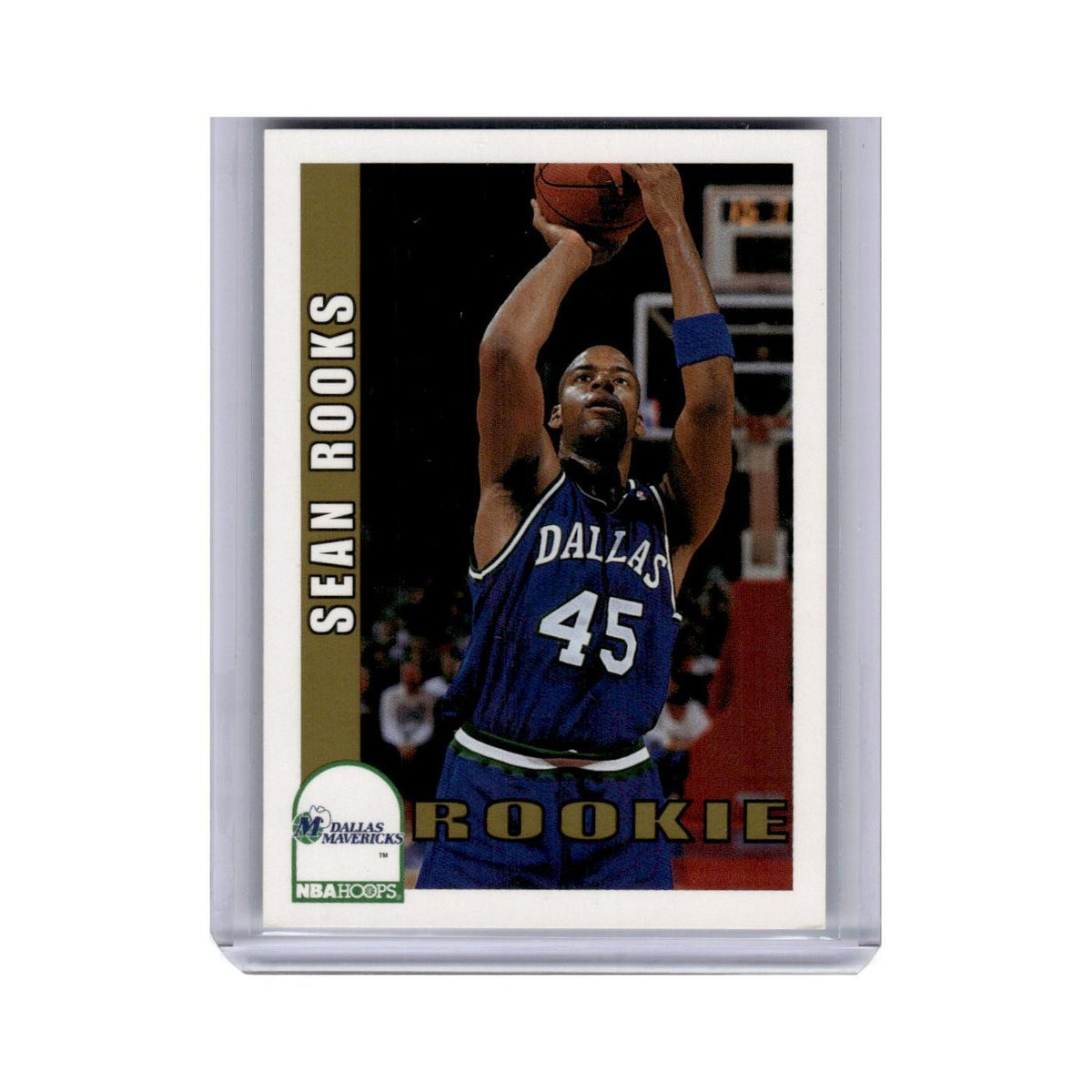 Sean Rooks 1992 Hoops #373 Dallas Mavericks Basketball Card NM
