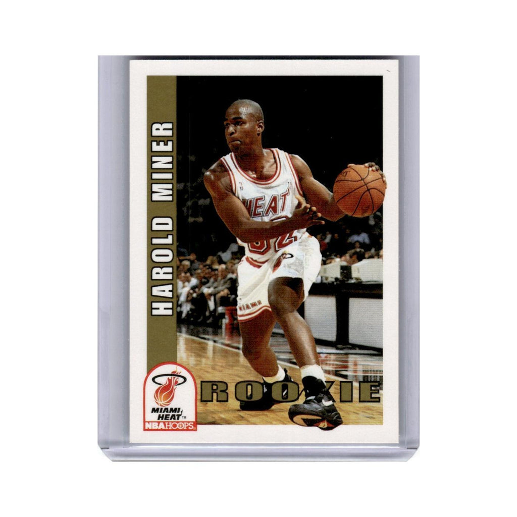 Harold Miner 1992 Hoops #413 Miami Heat Basketball Card NM
