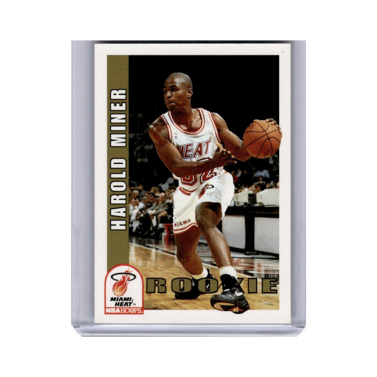 Harold Miner 1992 Hoops #413 Miami Heat Basketball Card NM