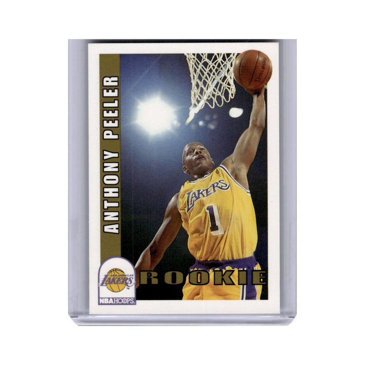 Anthony Peeler 1992 Hoops #410 Los Angeles Lakers Basketball Card NM