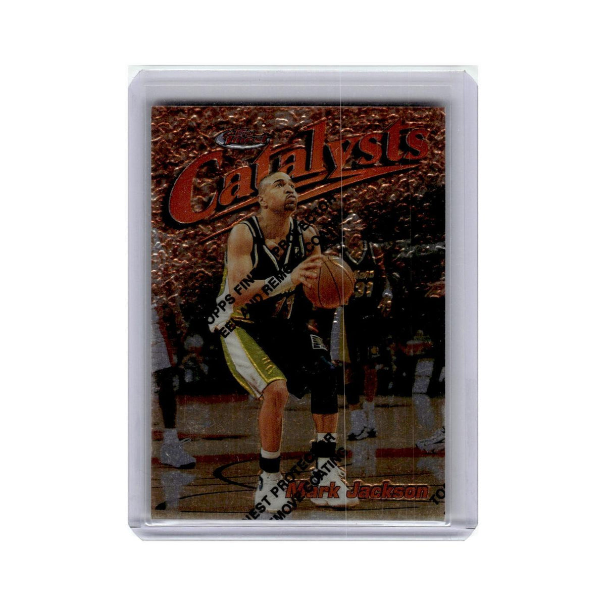 Mark Jackson 1997 Topps Finest #86 Indiana Pacers Basketball Card NM