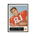 1965 Philadelphia (damaged) Dave Parks Football Cards #180
