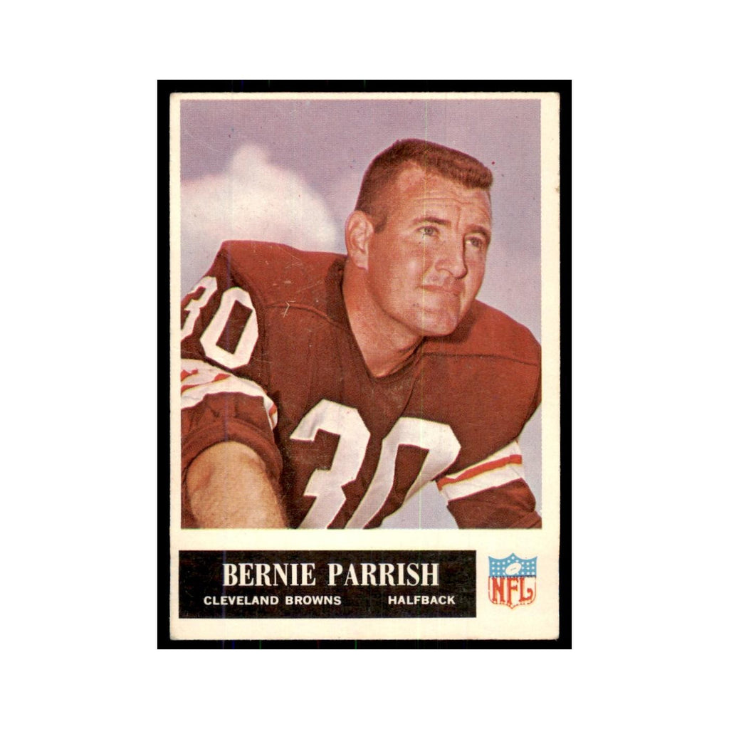 1965 Philadelphia (damaged) Bernie Parrish Football Cards #37