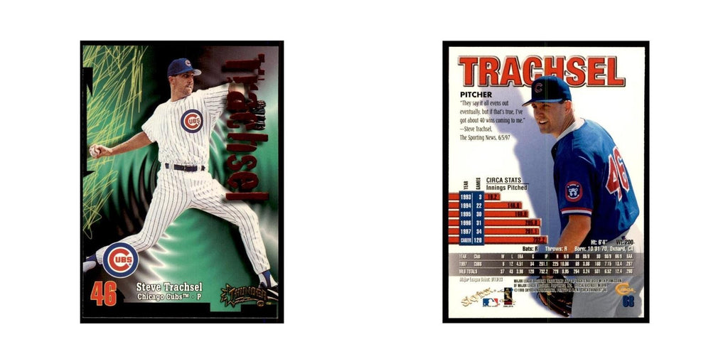 1998 Skybox Thunder Steve Trachsel Baseball Cards #68